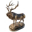 Cerf en bronze BRZ1352M-18 (H. 45 x L. 30 Cm)