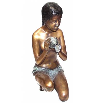 Sculpture bronze enfant BRZ0689V-21