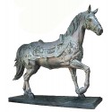 cheval en bronze BRZ1410 ( H .220 x L .270 Cm ) Poids : 400 Kg 