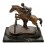 Sculpture de cavalier en bronze BRZ1083SM ( H .38 x L :41 Cm ) Poids : 11 Kg 