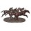 Sculpture de cavalier en bronze BRZ1375 ( H .38 x L :96 Cm ) Poids : 34 Kg 