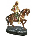 Sculpture de cavaliers arabe en bronze BRZ0145-24 ( H .60 x L :48 Cm ) Poids : 13 Kg 