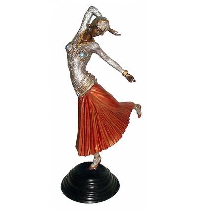Sculpture de danseuse en bronze BRZ0441C ( H .50 x L : Cm ) Poids : 4 Kg 