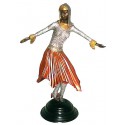 Sculpture de danseuse en bronze BRZ0442C ( H .50 x L : Cm ) Poids : 4 Kg 