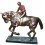 Sculpture de cavalier en bronze BRZ0062-24 ( H .60 x L :56 Cm ) Poids : 10 Kg 
