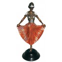 Sculpture de danseuse en bronze BRZ0443C ( H .50 x L : Cm ) Poids : 4 Kg 