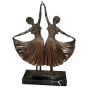 Sculpture de danseuse en bronze BRZ1035/SM117 ( H .58 x L :43 Cm ) Poids : - Kg 