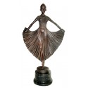 Sculpture de danseuse en bronze BRZ1037/SM099 ( H .53 x L :28 Cm ) Poids :- Kg 