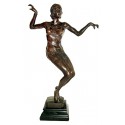 Sculpture de danseuse en bronze BRZ1043/SM022 ( H .40 x L :25 Cm ) Poids : - Kg 