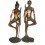 Sculpture africaine en bronze BRZ0279-36 ( H .91 x L :88 Cm ) Poids : 35 Kg 