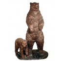 Ours en bronze BRZ0488  ( H .180 x L :111 Cm )  Poids : / Kg 