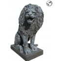 Lion en bronze BRZ0410 ( H .120 x L :100 Cm ) Poids : 187 Kg 
