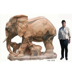 éléphant en marbre NA203