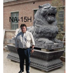 lion en marbre NA15h