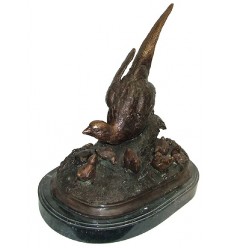 faisan en bronze BRZ1165 ( H .51 x L .58 Cm ) Poids : 18 Kg 