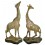 girafe en bronze BRZ1173 ( H .96 x L .53 Cm ) Poids : 35 Kg 