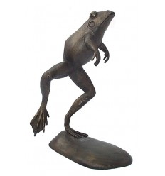 grenouille en bronze BRZ0173 ( H .76 x L .48 Cm ) Poids : 12 Kg 