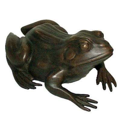 grenouille en bronze BRZ0631-6 ( H .15 x L . Cm ) Poids : 1 Kg 