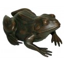 grenouille en bronze BRZ0631-6 ( H .15 x L . Cm ) Poids : 1 Kg 