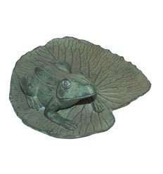 grenouille en bronze BRZ0634V ( H .22 x L . Cm )