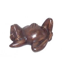 grenouille en bronze BRZ0636-13 ( H . x L . 33Cm )