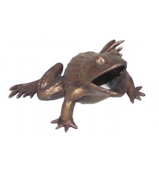 grenouille en bronze BRZ0937 ( H .10 x L .15 Cm ) Poids : 1 Kg 