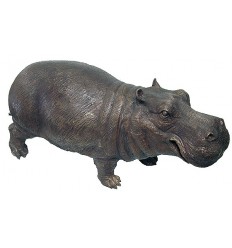 Figurine Hippopotame En Cristal - 7,1 Cm, Presse-papier, Décoration Maison, Cadeau Pour Collectionneur
