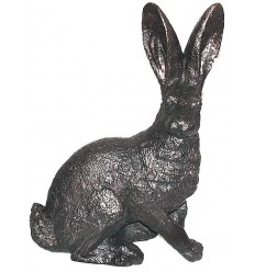 lapin en bronze BRZ0134 ( H .33 x L .22 Cm ) Poids : 3 Kg 