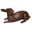 lapin en bronze BRZ0996 ( H .9 x L .23 Cm ) Poids : 1 Kg 