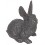 lapin en bronze BRZ597v ( H . x L . Cm )