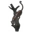 léopard en bronze BRZ0383 ( H .86 x L .71 Cm ) Poids : 27 Kg 