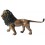 lion en bronze BRZ0351 ( H .28 x L .51 Cm ) Poids : 4 Kg 