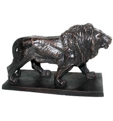 lion en bronze BRZ0907 ( H .15 x L .20 Cm ) Poids : 2 Kg 