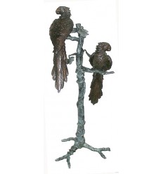 perroquet en bronze BRZ0421 ( H .144 x L .63 Cm ) Poids : 32 Kg 