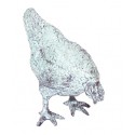poule en bronze BRZ0978v ( H . 9.5 x L . 12 Cm )