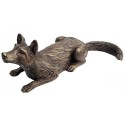 renard en bronze BRZ0997 ( H .7 x L :25 Cm ) Poids : 0.8 Kg 