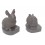 lapin en bronze BRZ0598-SM ( H .13 x L .10 Cm ) Poids : 1 Kg 