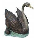 Cygne en bronze BRZ0796 ( H .101 x L :83 Cm ) Poids : 115 Kg 