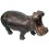Hippopotame en bronze BRZ1135 ( H .63 x L :96 Cm ) Poids : 42 Kg 
