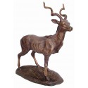  gazelle en bronze BRZ1433 ( H .33 x L .28 Cm ) Poids : 2 Kg 