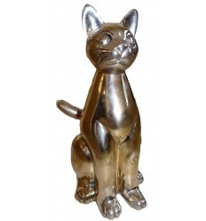 Chat en bronze BRZ1694-12 (H 31 x L 18 Cm) 2,3 kg