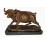 Buffle en bronze BRZ01597 ( H .25 x L .38 Cm ) Poids : 11 Kg 