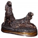 chien en bronze BRZ0533 ( H .20 x L .25 Cm ) Poids : 3 Kg 
