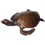 tortue en bronze BRZ0086 ( H .15 x L .43 Cm ) Poids : 6 Kg 
