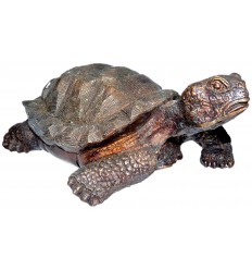 tortue en bronze BRZ0143-12 ( H .31 x L .13 Cm ) Poids : 3 Kg 