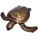 tortue en bronze BRZ0573 ( H .5 x L .22 Cm ) Poids : 1 Kg 