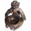 singe en bronze BRZ0211-1 ( H .25 x L .22 Cm )