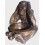 singe en bronze BRZ0211-1 ( H .25 x L .22 Cm )