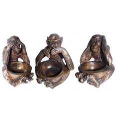singe en bronze BRZ0353 ( H .25 x L . Cm )