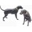 chien en bronze BRZ0106 ( H .102 x L .134 Cm ) Poids : 110 Kg 